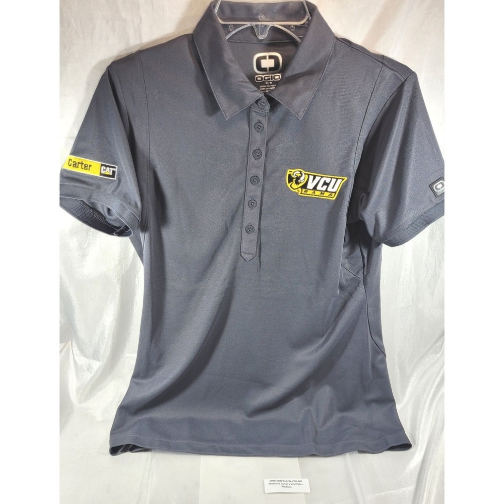 Ogio Log101 Women's VCU Rams x Carter CAT Performance Polo - Gray - Medium